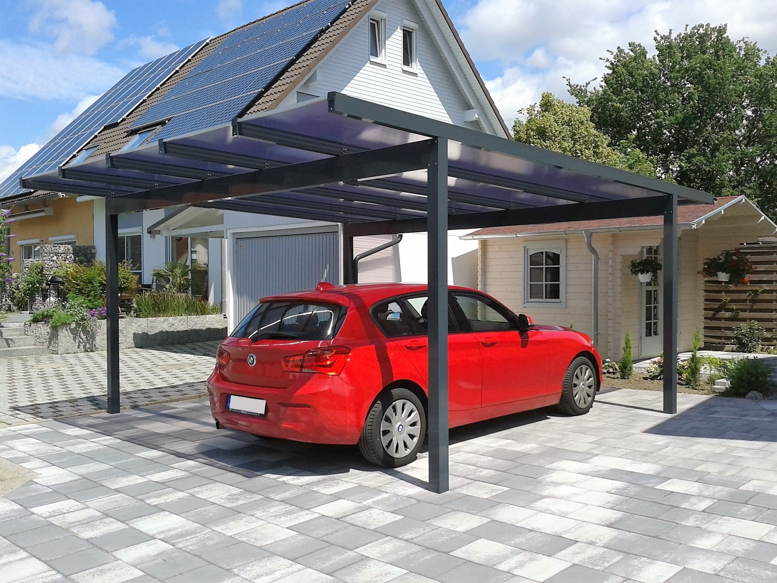 DUROPORT Aluminium Flachdach Carports Made In Germany