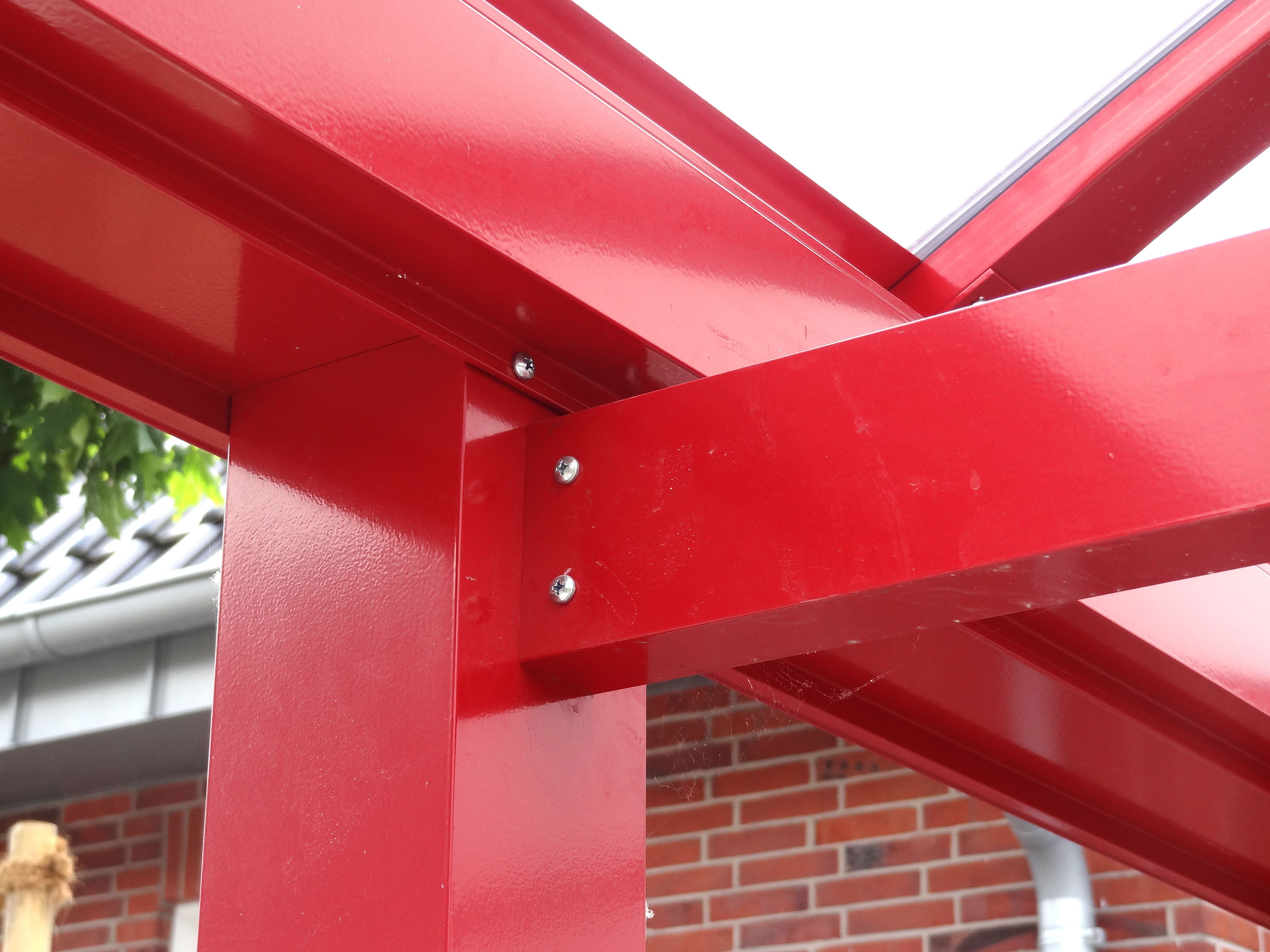 Einzelcarport aus Aluminium mit Abstellraum | Alucarport Typ N mit ... Einzelcarport aus Aluminium mit Abstellraum | Alucarport Typ N mit ...