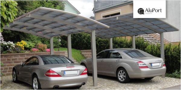 DuroPort® Flachdachcarport aus Aluminium - Made in Germay