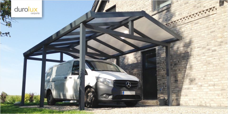 Typ N Bogendachcarports aus Aluminium