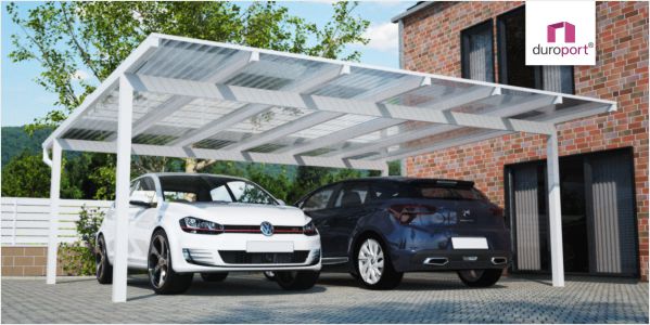 Premium Aluminium Carport Bogencarport Überdachung mobile Garage Alucarport 
