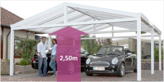 Konfigurator Typ N Bogendachcarport für Caravan Konfigurator Typ N Bogendachcarport für Caravan