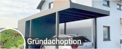 Konfigurator AFC Einzelcarport mit Flachdach