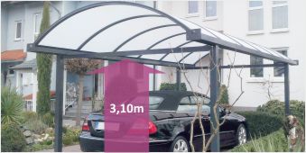 Konfigurator Typ N Bogendachcarport für Wohnmobile