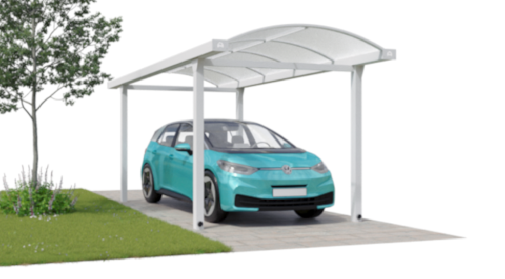 Aluminium-Carport Typ N - Einzel, Doppel, Wohnmobil