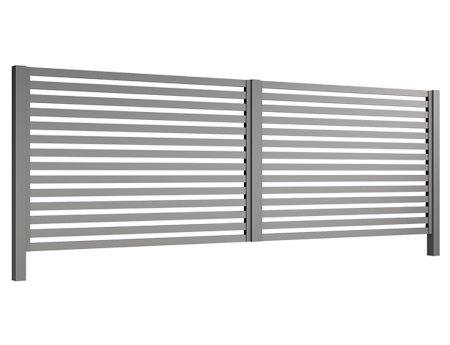 DuroFence N - AIR Doppel-Zaunfeld mit Pfosten