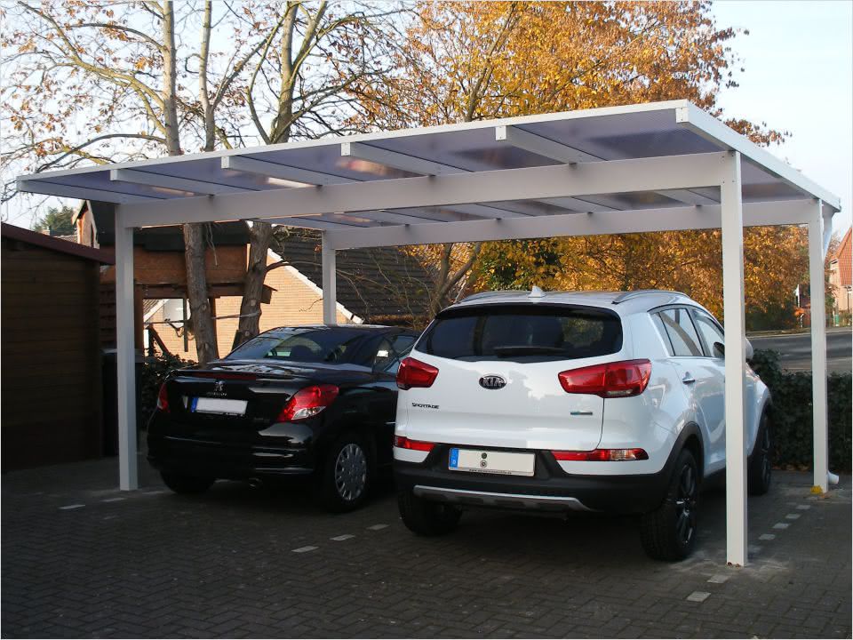 Aluminium-Carport Typ D 500x500 Kundenbild